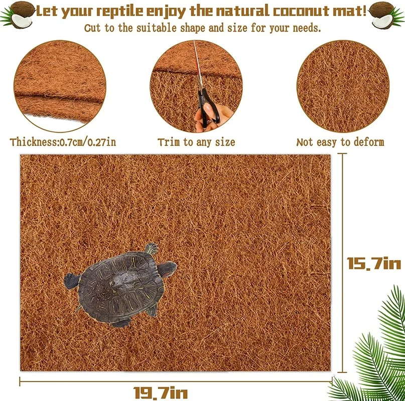 Tapis pour reptiles en Fiber d - Substrate Coconut Fiber avis et prix