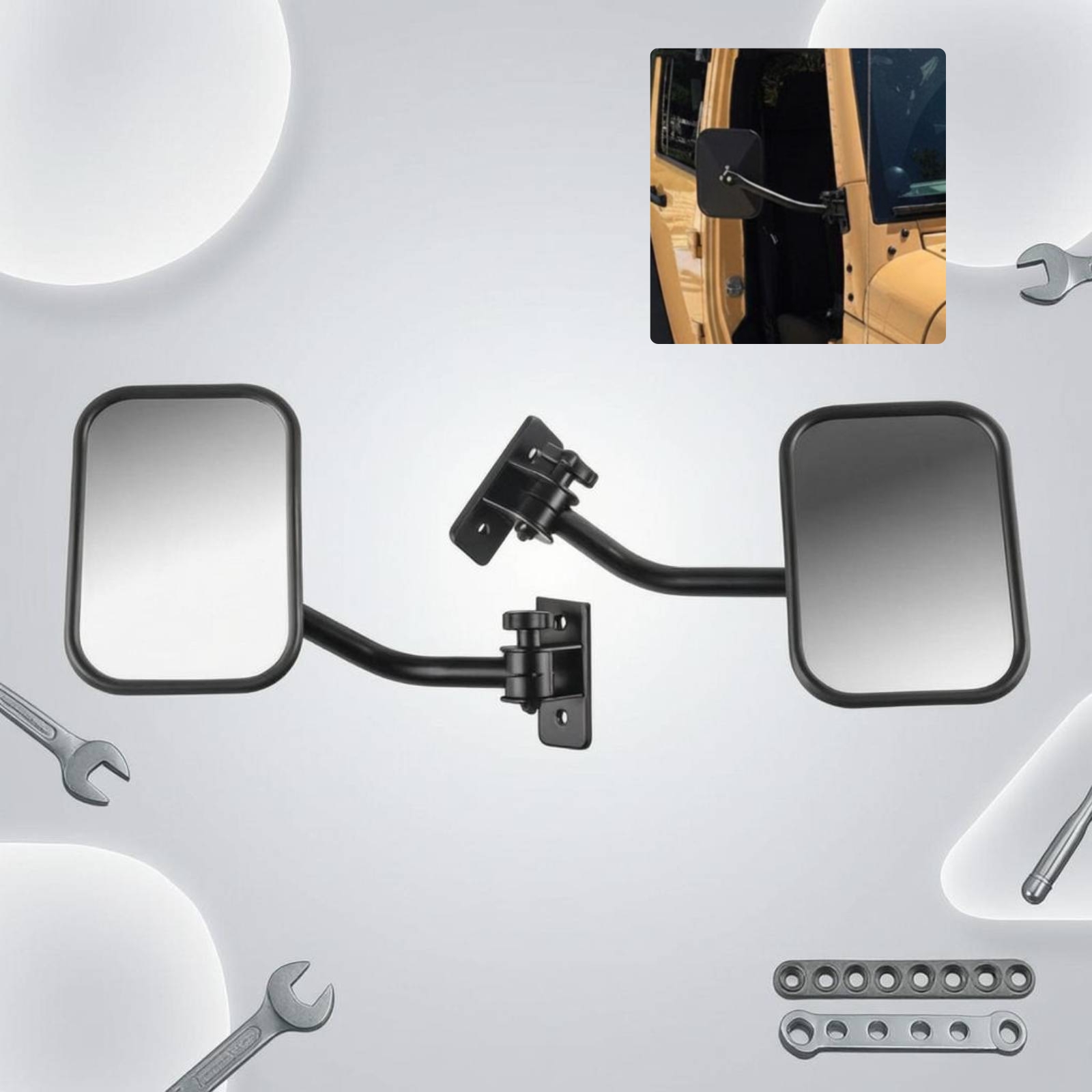 Rétroviseur de porte tout-terr - Glass Door Hinge avis et prix