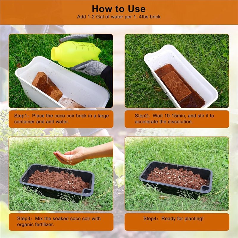 PZHI, lot de 3 briques de fibr - Substrate Coconut Fiber avis et prix