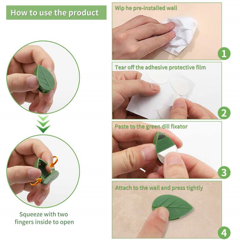 10/30/50 pièces de clips de fi - Vine Climbing Plastic avis et prix